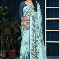 Beautiful Printed Saree with Blouse Piece for Cultural Celebrations  | SSR-BETUL
