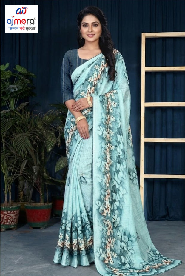 Beautiful Printed Saree with Blouse Piece for Cultural Celebrations  | SSR-BETUL