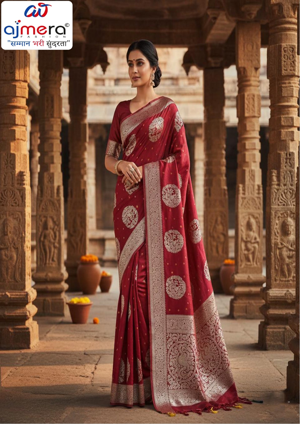 Heritage Saree with Blouse Piece for Premium Ethnic and Traditional Wear | SXS-1212