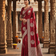 Heritage Saree with Blouse Piece for Premium Ethnic and Traditional Wear | SXS-1212
