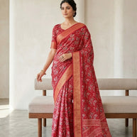 Exclusive Printed Saree with Blouse Piece for Elegant Ethnic Look | VER-NEELAM-48480