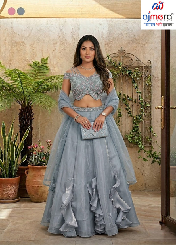 Designer Organza Gown for Women | YVD-YSC142P