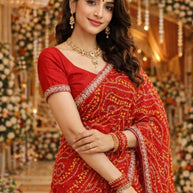 Premium Printed Saree without Blouse for Ethnic Elegance | JS-SAROJ