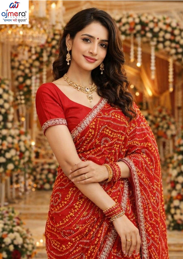 Premium Printed Saree without Blouse for Ethnic Elegance | JS-SAROJ