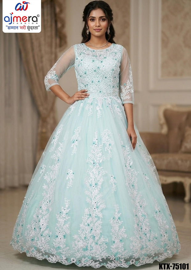 Designer Net Gown for Women | KTX-75101