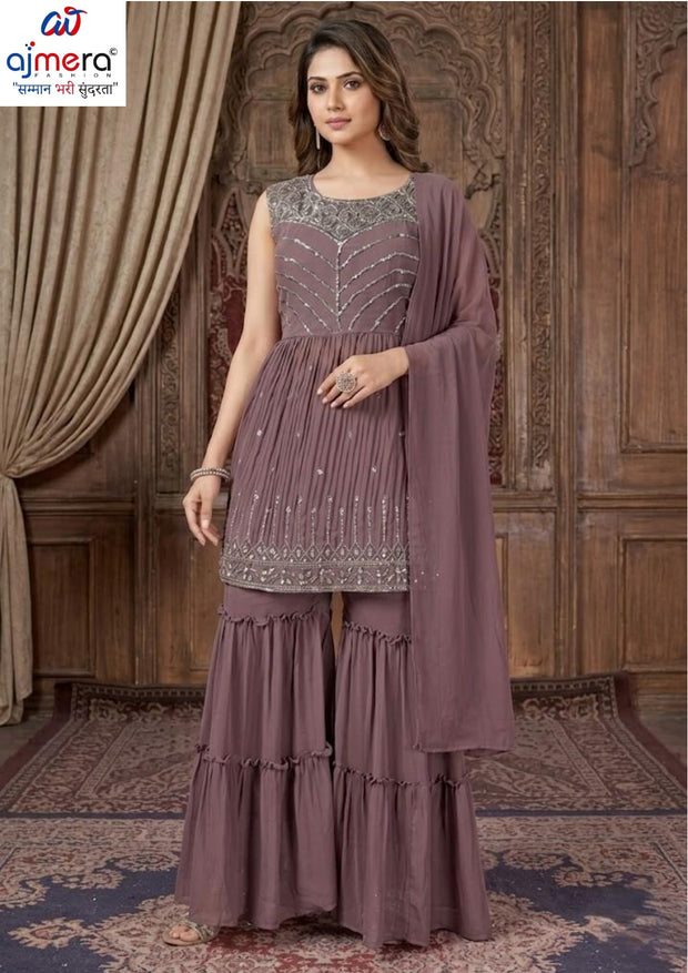 Designer Georgette Gown for Women | KRU-SWEETY-8