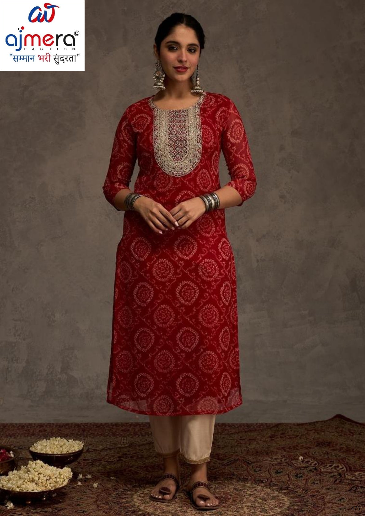 Designer Kurti for Women | ODNI-KT9RD12044