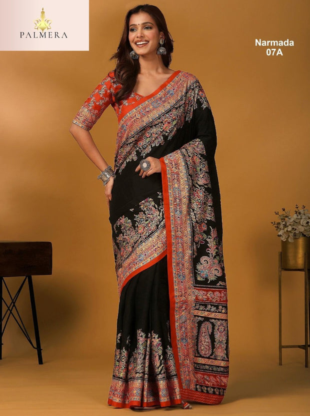 Palmera Saree Wholesaler and Palmera Saree Supplier | ALL-NARMADA-07
