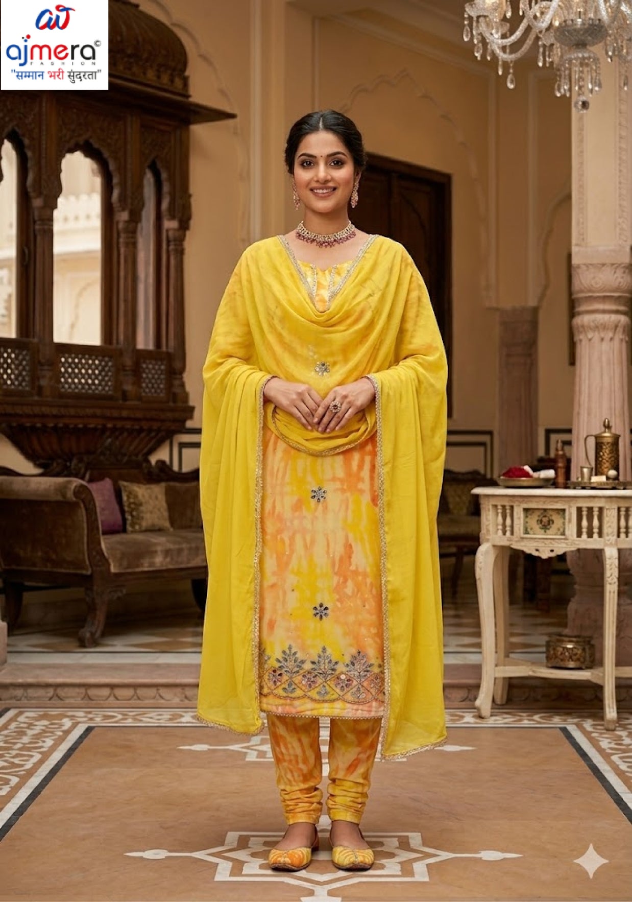 Exclusive Organza Unstitched Suit Set | KVV-JAIPURI BLAST VOL-2