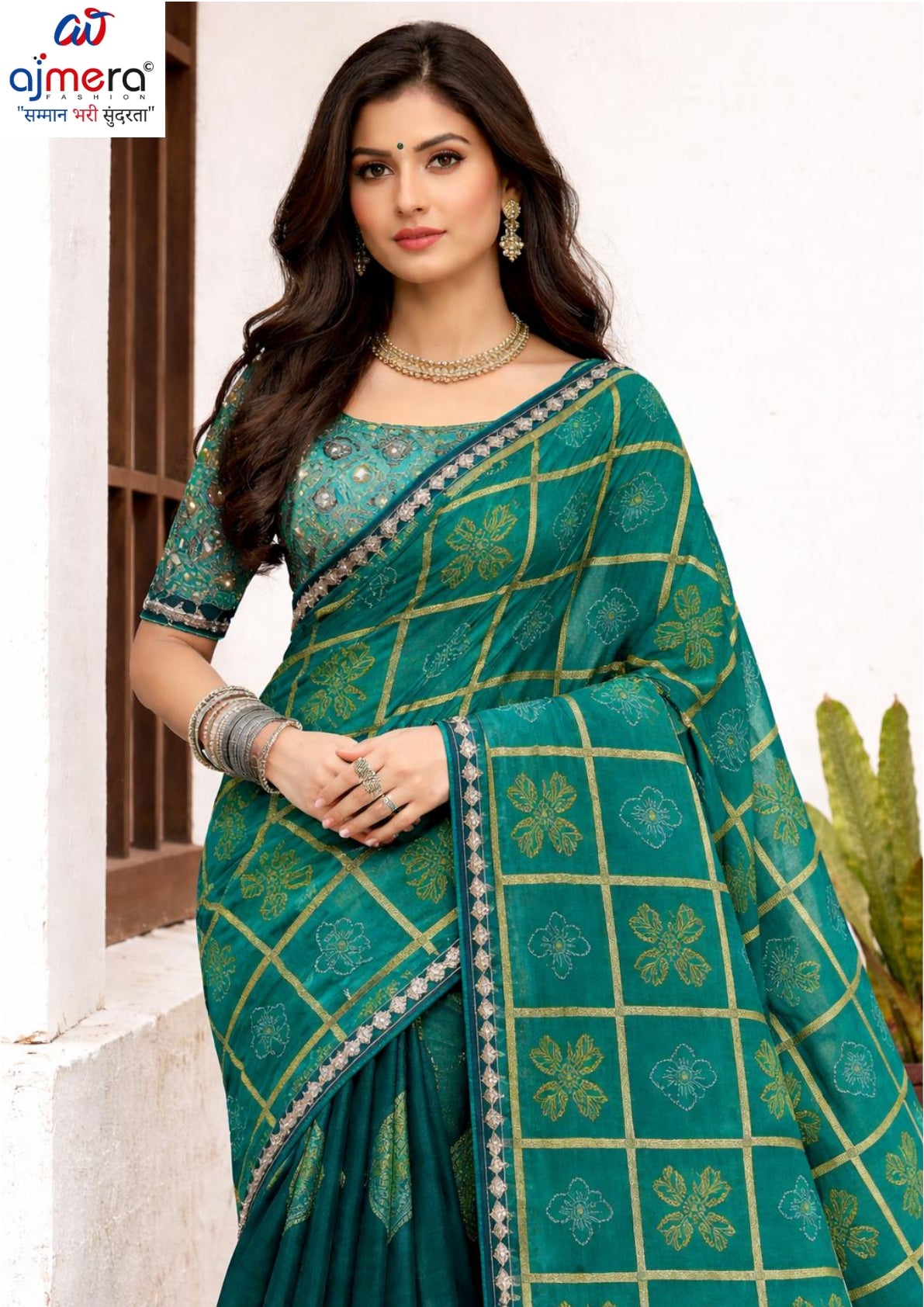 Classic Printed Saree with Blouse Piece for Timeless Traditional Style  | SYF-OMISHA VOL-04
