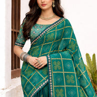 Classic Printed Saree with Blouse Piece for Timeless Traditional Style  | SYF-OMISHA VOL-04