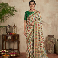 Ganga Silk Saree with Blouse for Premium Ethnic and Designer Wear | ALL-GANGA-30