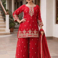 Elegant Designer Georgette Gown for Women | SHP-ADDA-156