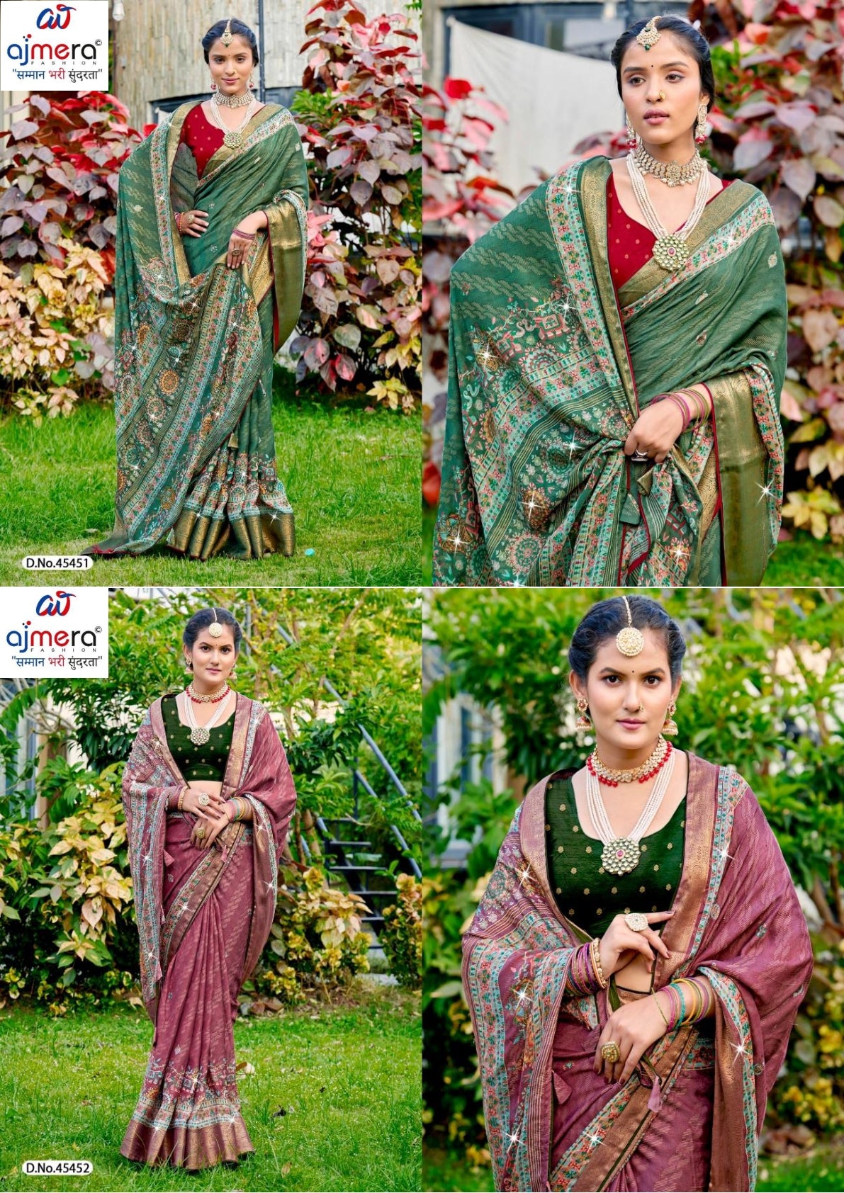 Exclusive Printed Saree with Blouse Piece for Elegant Ethnic Look  | VDT-SUNIDHI-7