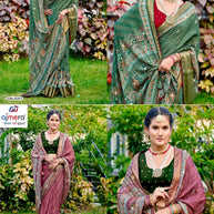 Exclusive Printed Saree with Blouse Piece for Elegant Ethnic Look  | VDT-SUNIDHI-7