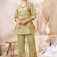 Designer Elegant Kurti Set for Women | VRA-8090