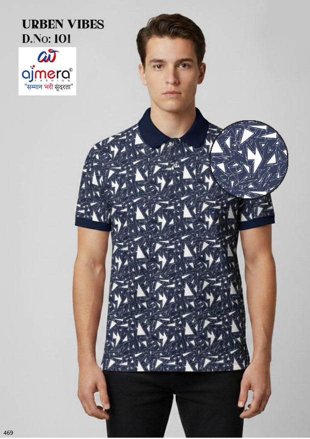 Mens T-Shirt Manufacturer India | KHE-URBAN VIBES-101