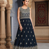 Elegant Designer Party Wear Gown for Women | MOE-LAXMI 36-L