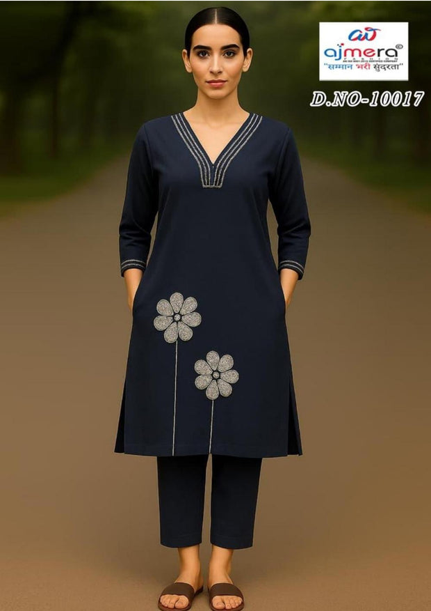 Designer Co-Ord Kurti Set for Women | SDE-10017