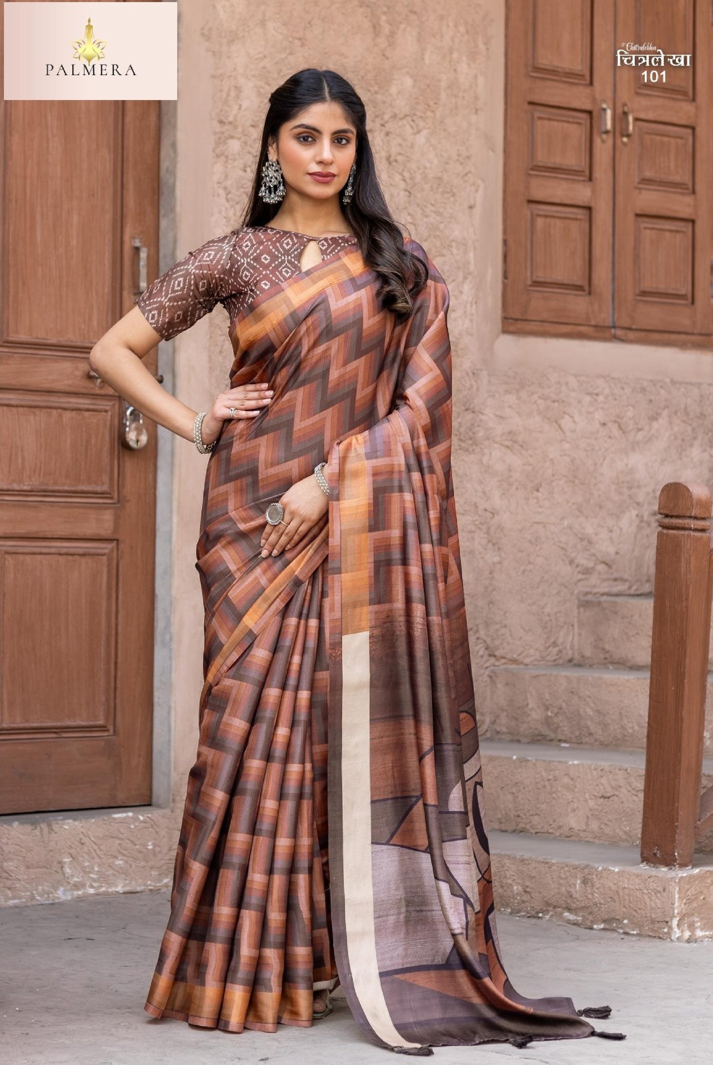 Chitralekha Tussar Saree with Blouse for Premium Ethnic and Designer Wear | ALL-CHITRALEKHA VOL-01