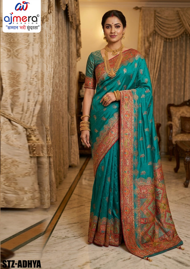 Fine Craft Jacquard Silk Saree With Blouse Piece | STZ-ADHYA