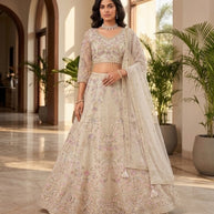Designer Net Gown for Women | BGI-BG4057 CROPTOP-L