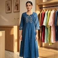 Elegant Designer Palmera Kurti Set for Women | MIK-344E