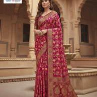 Premium Printed Saree with Matching Blouse Piece for Ethnic Elegance  | VDT-PEARL-3