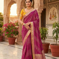 Graceful Printed Saree with Blouse Piece for Modern Ethnic Fashion | VDT-NITYA-7