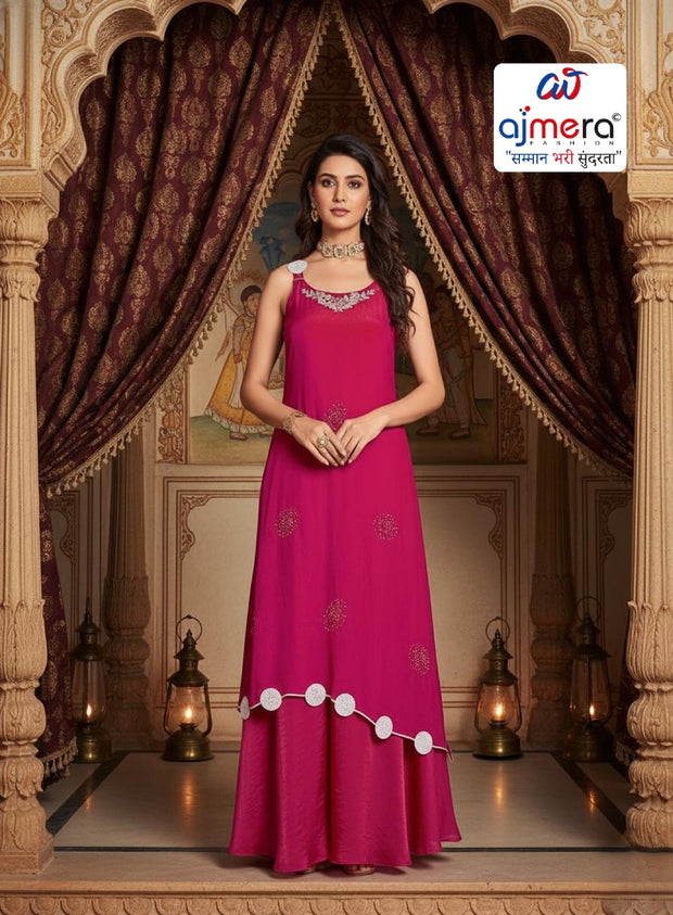 Elegant Fandy Designer Party Wear Gown for Women | OSC-1008