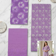 Premium Cotton Unstitched Suit Set | KRN-HANGER INAYA