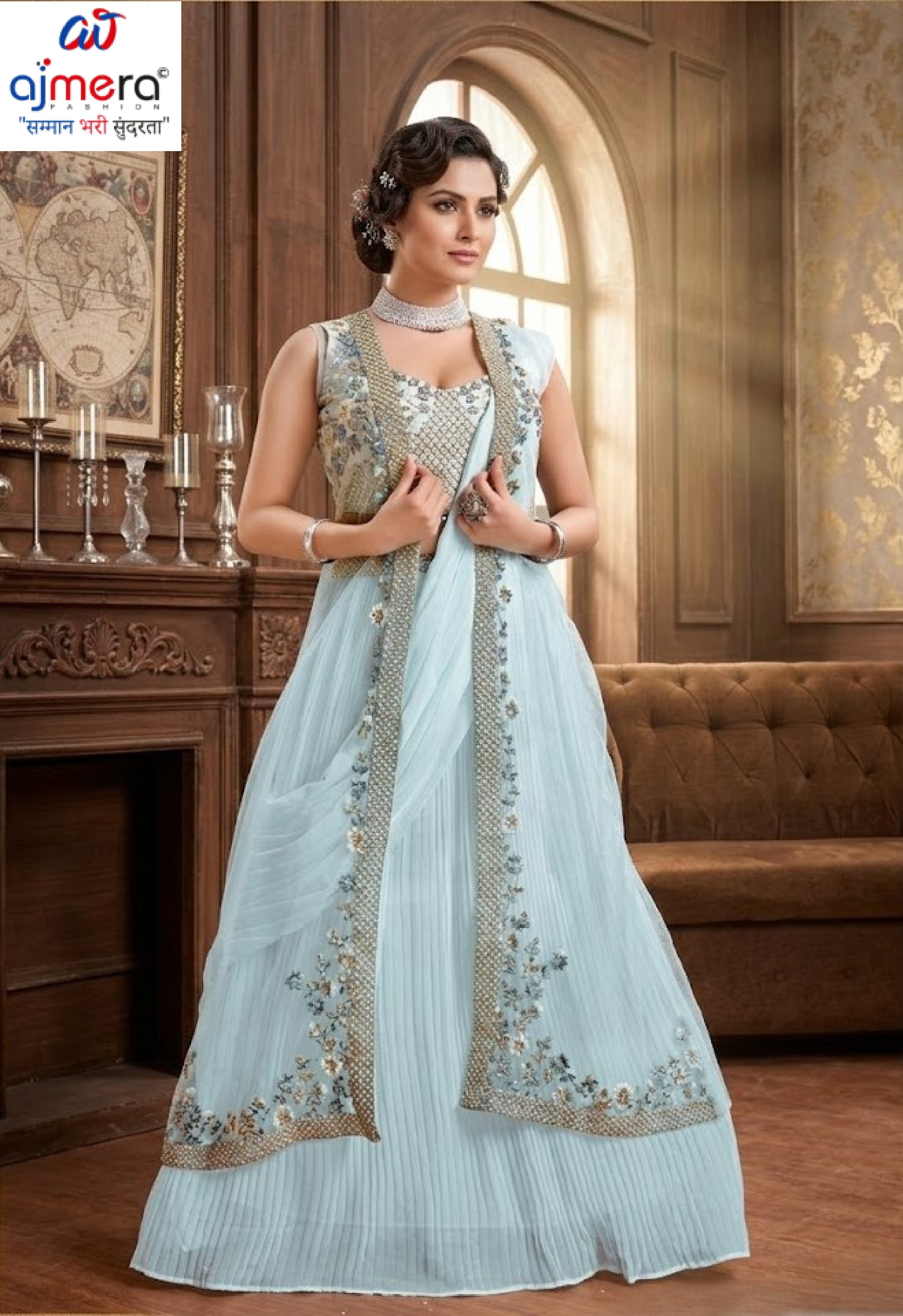 Wholesale Gown Online Designer Georgette Gown for Women | OSC-SUNAINA-2