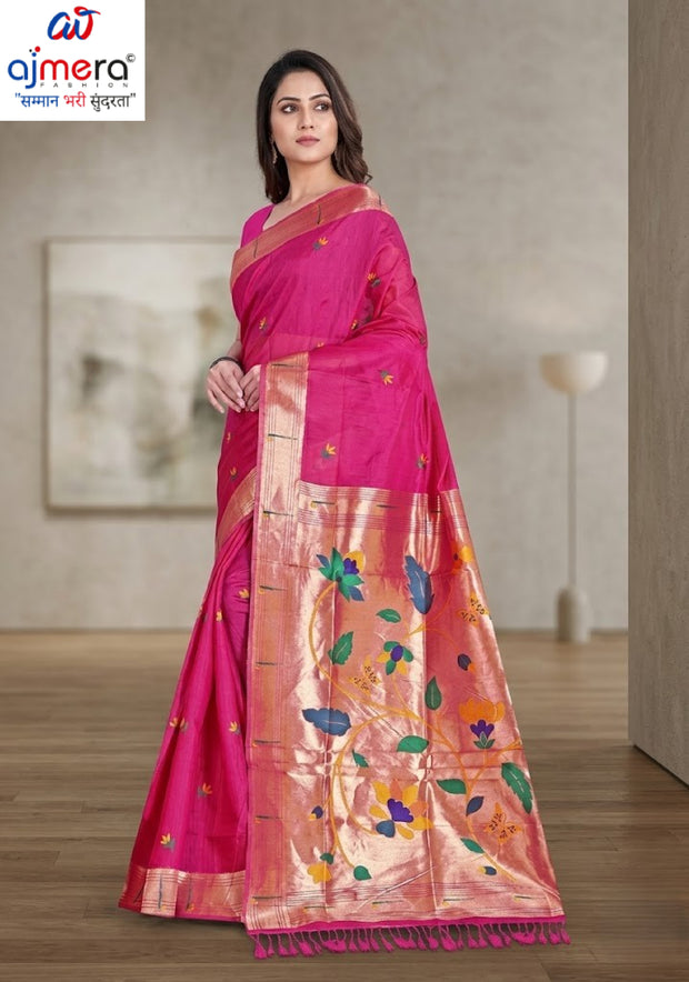 Classic Jacquard Silk Saree with Blouse Piece for Elegant Traditional Look | TUL-SAFARI COTTON VOL-04