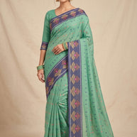 Handloom Cotton Saree with Without Blouse for Premium Ethnic and Traditional Wear | NDN-HANDLOOM SAREE-420