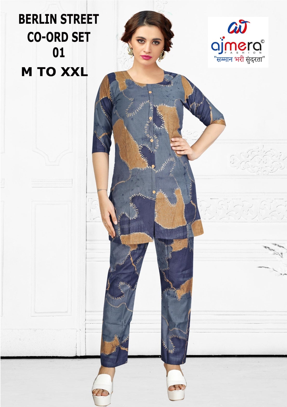 Designer Co-Ord Kurti Set for Women | KKN-BERLIN STREET