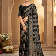 Chic Printed Saree with Blouse Piece for Sophisticated Ethnic Style  | RDD-VISHAKHA VOL-03