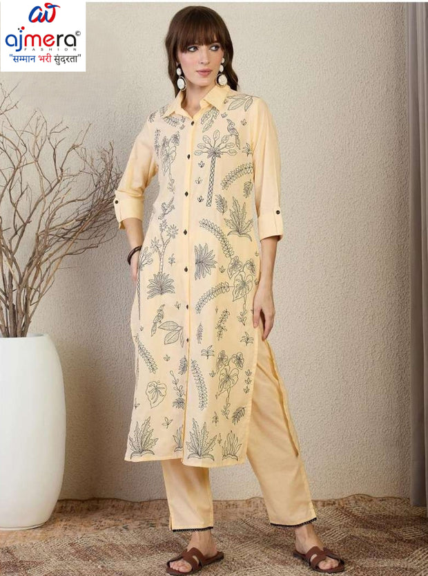 Designer Premium Ethnic Kurti Set for Women | INDO-KS0BE11138