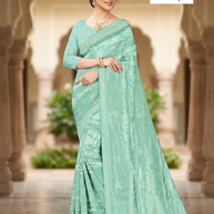 Graceful Jacquard Silk Saree with Blouse Piece for Timeless Ethnic Fashion | PLP-NEW EARTH