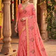 Designer Cotton Saree with Without Blouse for Premium Ethnic and Traditional Wear | PJA-GAJAL