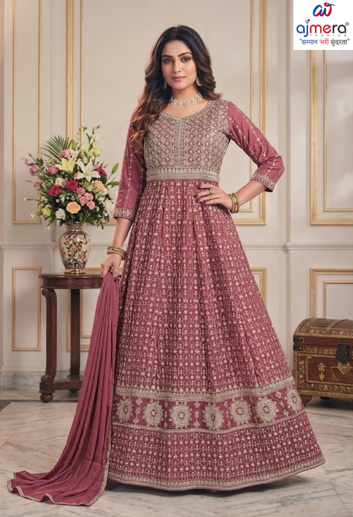 Designer Georgette Gown for Women | KTX-4792-XXL