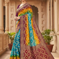 Printed Cotton Saree with Blouse Piece for Premium Ethnic and Traditional Wear | TLS-PRATHNA BP