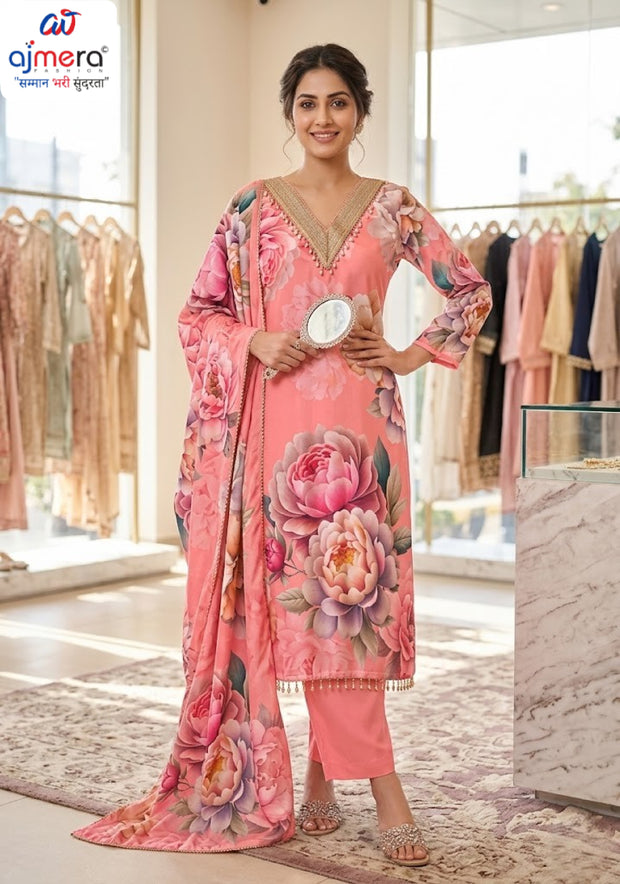 Premium Viscose Unstitched Suit Set | VAS-KITTY-3