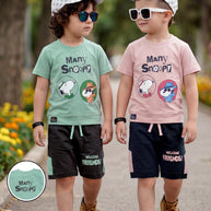 Kids T-Shirt Pant Set Wholesale in Surat | RMC-1245-M/L/XL