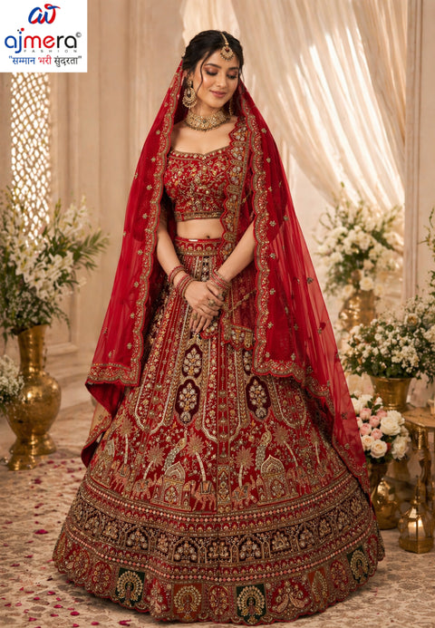 Best Silk Embroidery lehenga Manufacturer in India | VCE-GD-3