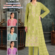 Luxury Heavy Organza Unstitched Suit Set | PCH-LANCIA