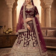 Best Silk Embroidery lehenga Manufacturer in India | VCE-AM-9