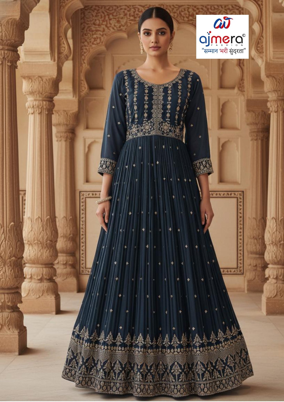 Designer Georgette Gown for Women | SHP-ADDA-158
