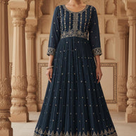 Designer Georgette Gown for Women | SHP-ADDA-158