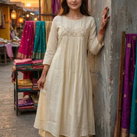 Elegant Designer Palmera Kurti Set for Women | MIK-353A