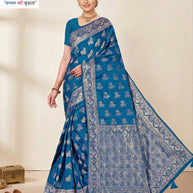 Elegant Jacquard Silk Saree with Designer Blouse Piece for Festive Elegance | DBU-MANGAL BELLA VOL-02